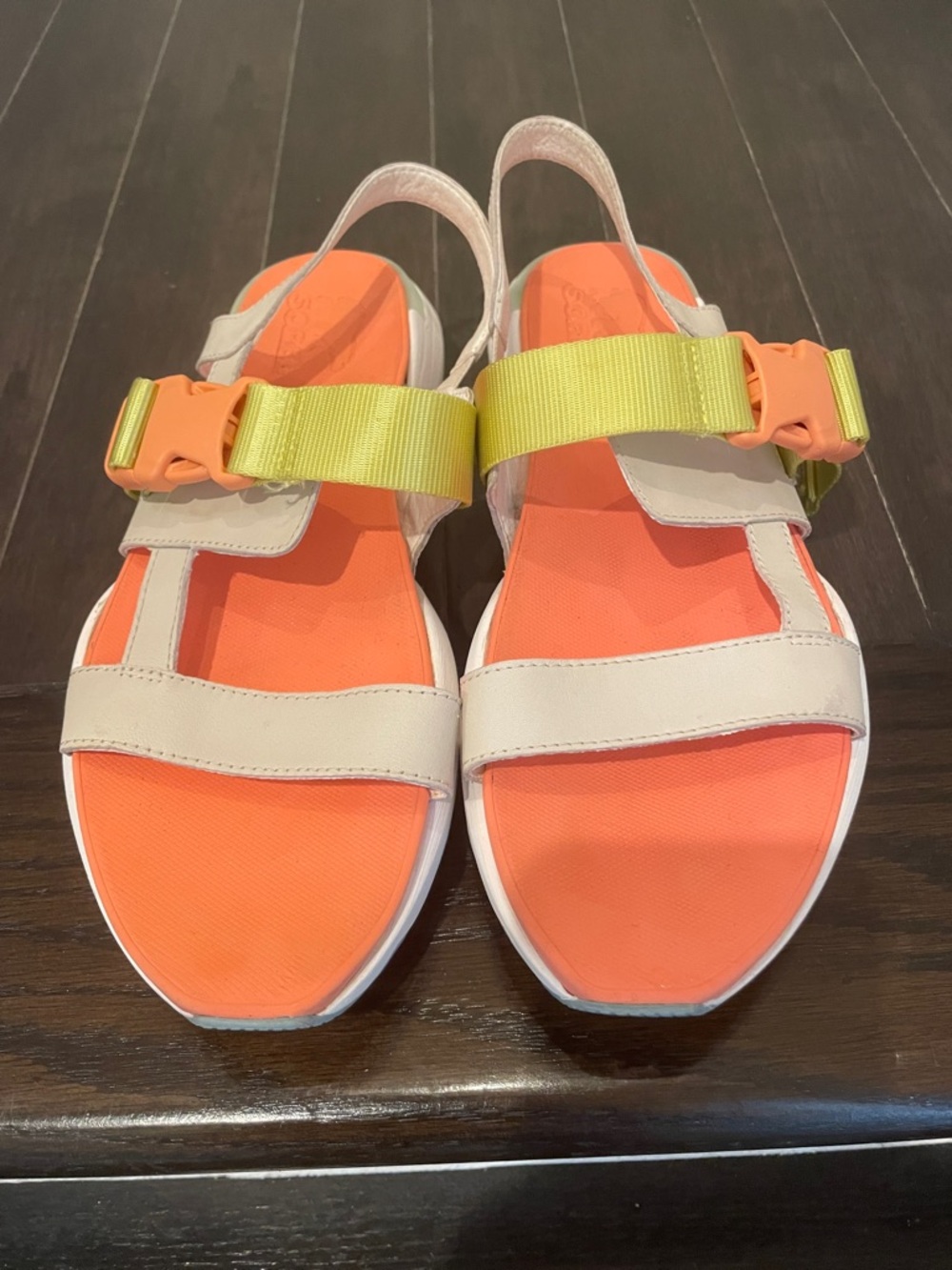 Sorel Kinetic Impact Sling Sport Sandals - Chalk & Paradiso Peach